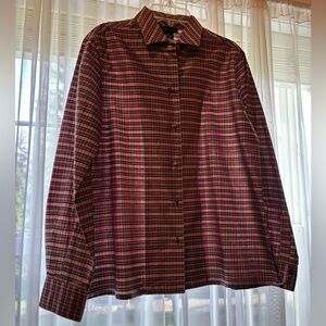 Women’s Red Plaid Shirt